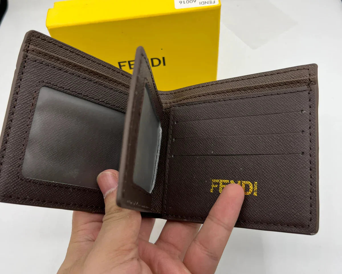 Fendi Bifold Wallet with FF Monogram