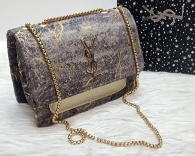 YSL Crossbody Bag – Imported Designer Handbag with Chain Strap