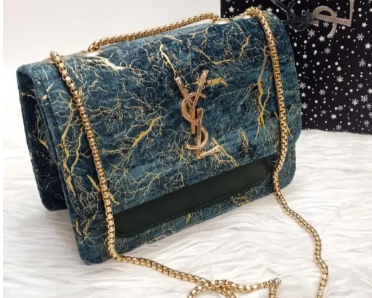 YSL Crossbody Bag – Imported Designer Handbag with Chain Strap