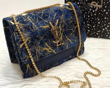 YSL Crossbody Bag – Imported Designer Handbag with Chain Strap