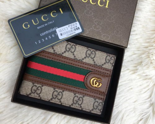 Gucci Men Wallet With Brand Packaging